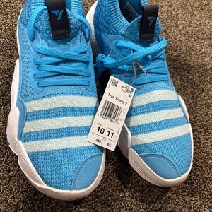adidas Blue and White Athletic Shoes